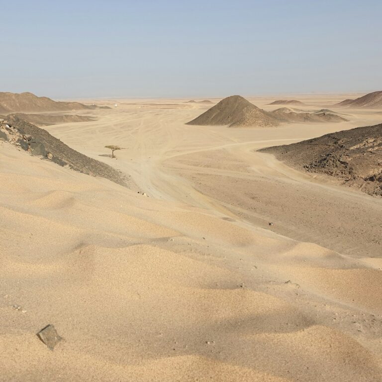 كثبان رملية توضيحية في الصحراء الشرقية